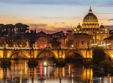 Roma tramonto